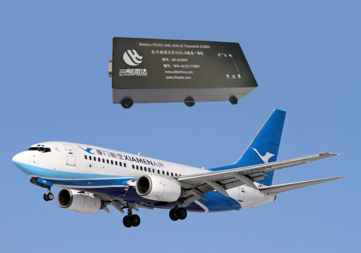 Airborne Beidou Short Message and ADS-B transceiver All-in-one machine